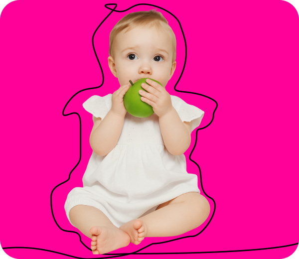 Baby with ball